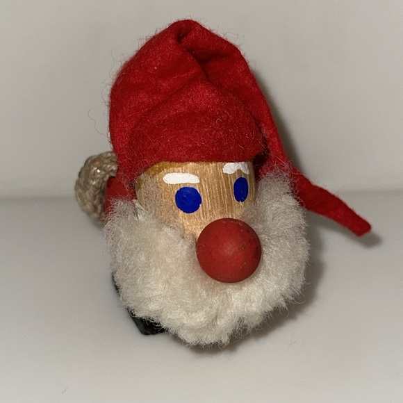 VINTAGE Handmade Wooden Scandinavian Nisse/Santa Claus/Elf - Picture 1 of 6
